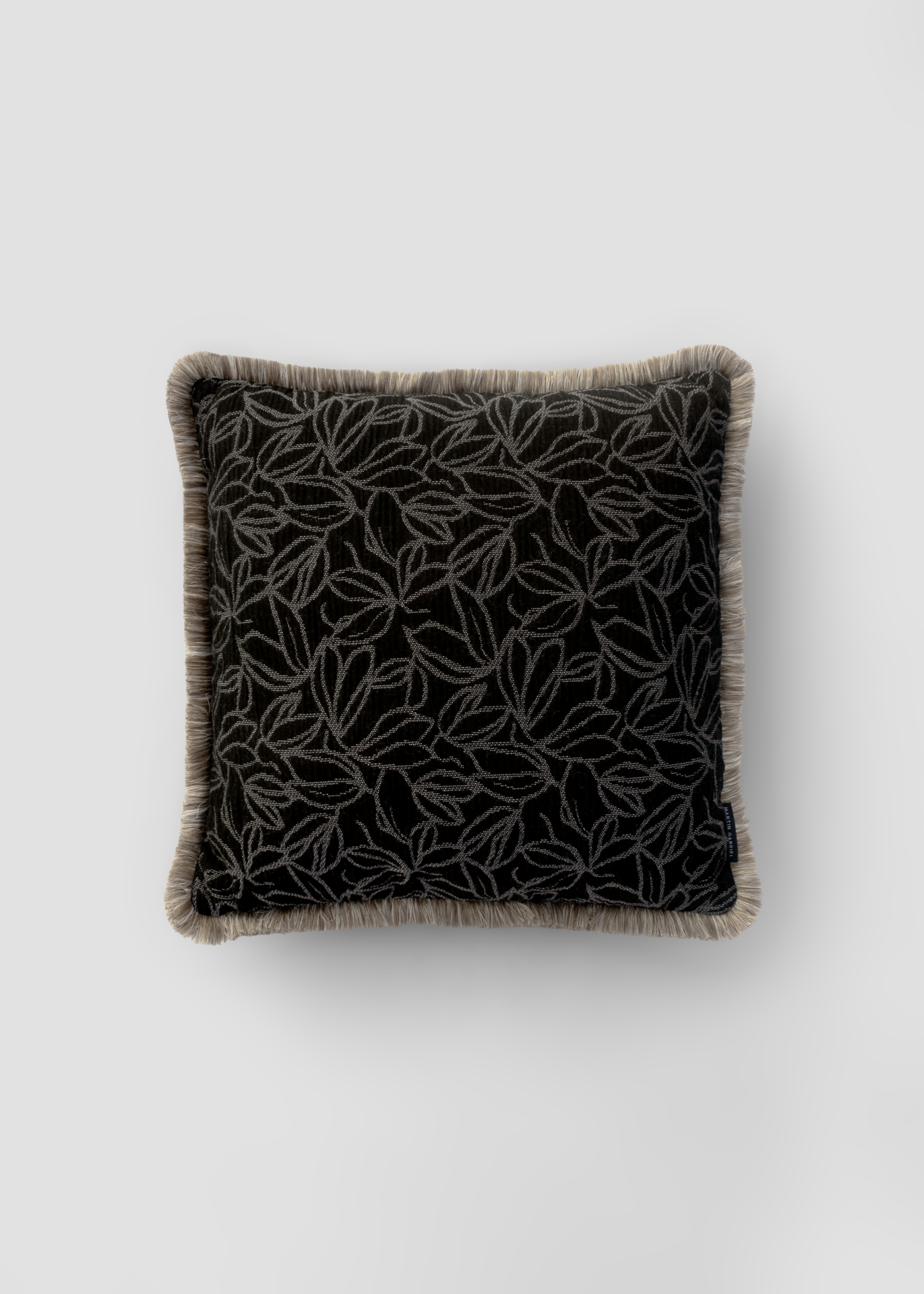 Coussin d'extérieur « Ascona » – motif floral en relief, résistant aux intempéries et élégant – 60 x 60 cm