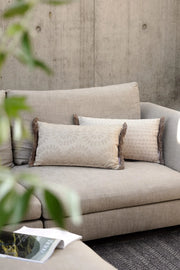 Coussin d'extérieur « Chiasso Medium » – ergonomique, résistant aux intempéries et élégant – 40 x 60 cm