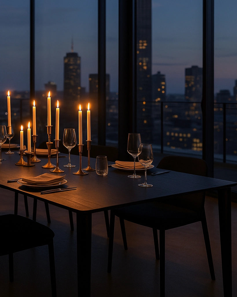 "ARCO" table in black oak