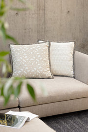 Coussin d'extérieur « Lavertezzo » – élégant, expressif et résistant aux intempéries - 60 x 60 cm
