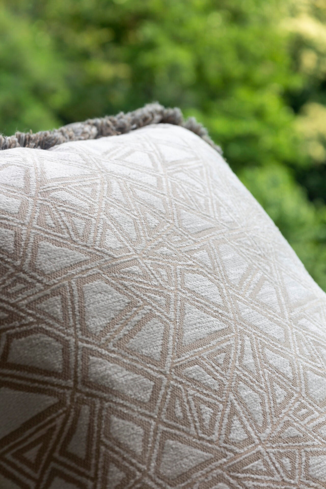 Coussin d'extérieur « Lavertezzo » – élégant, expressif et résistant aux intempéries - 60 x 60 cm