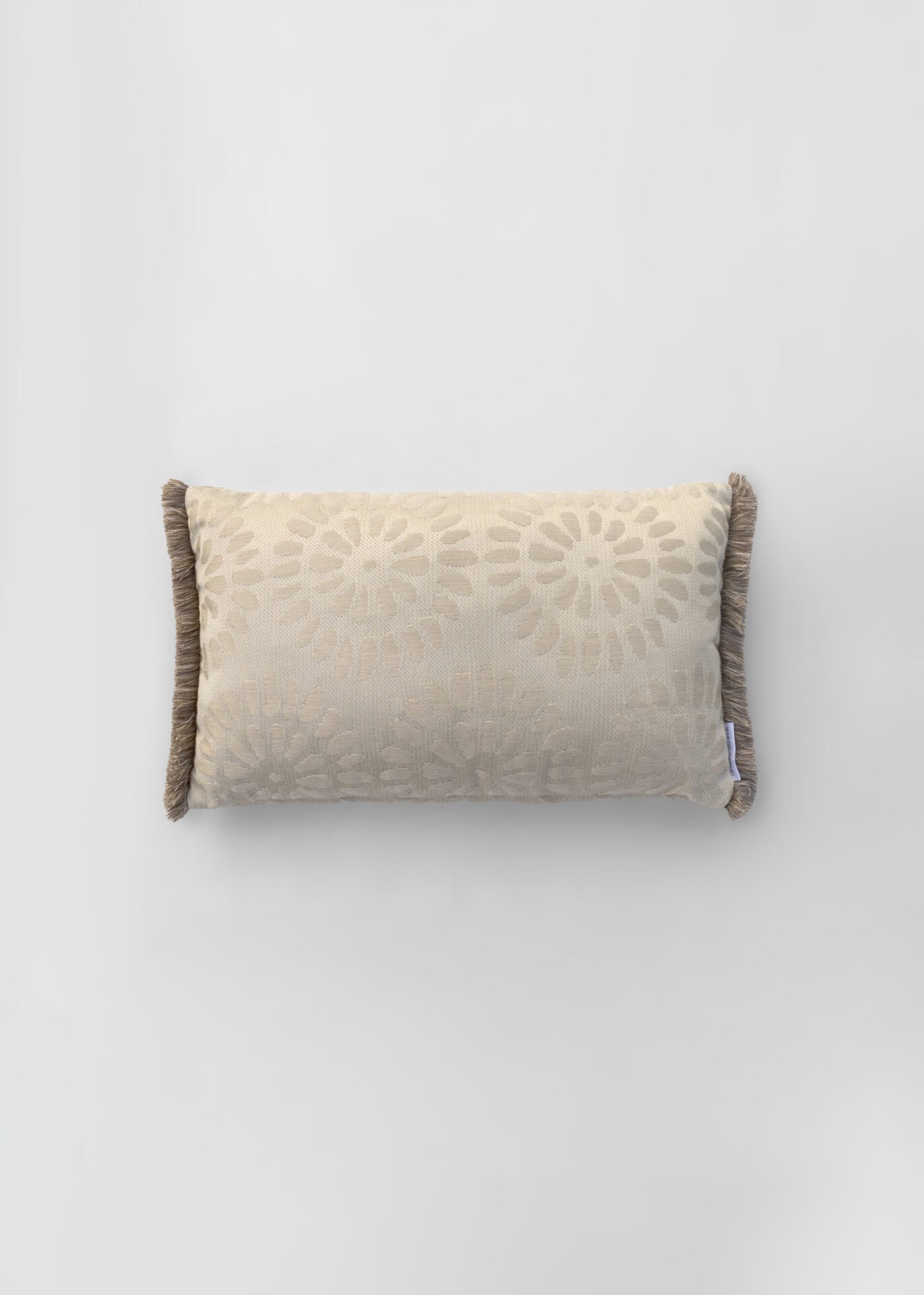 Coussin d'extérieur « Morcote Small » – ergonomique, fait main et résistant aux intempéries – 35 x 60 cm