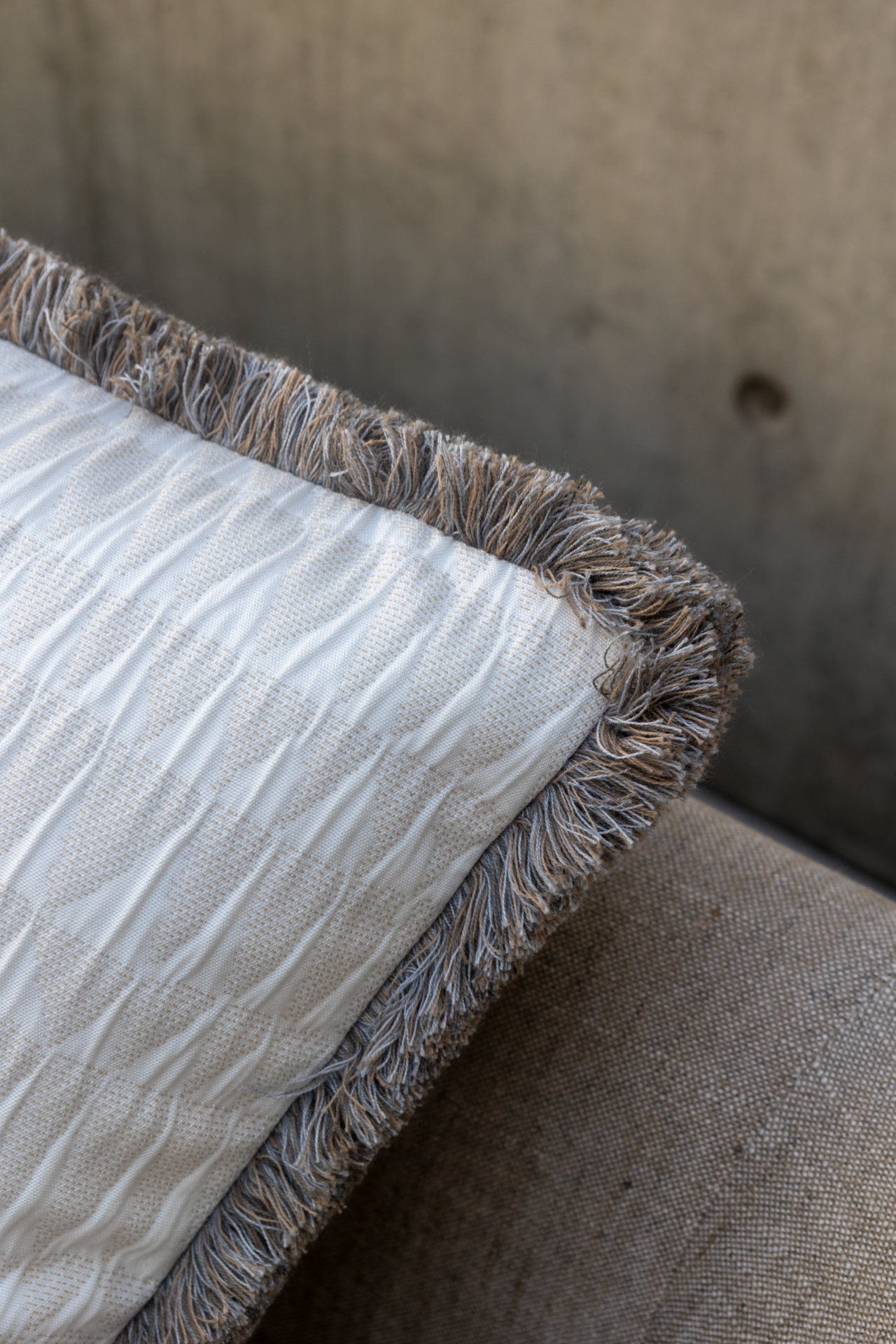 Coussin d'extérieur « Tesserete » – grand, élégant et résistant aux intempéries – 60 x 60 cm