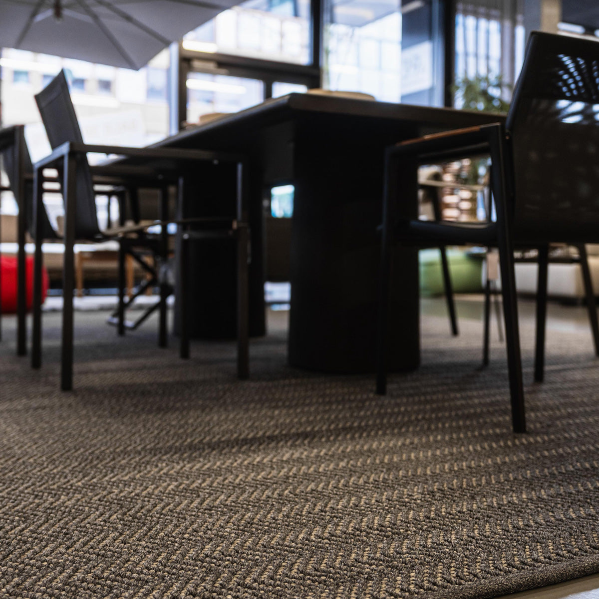 Outdoor Teppich "Gunmetal Grey " - Zeitlose stärke trifft modernes Design