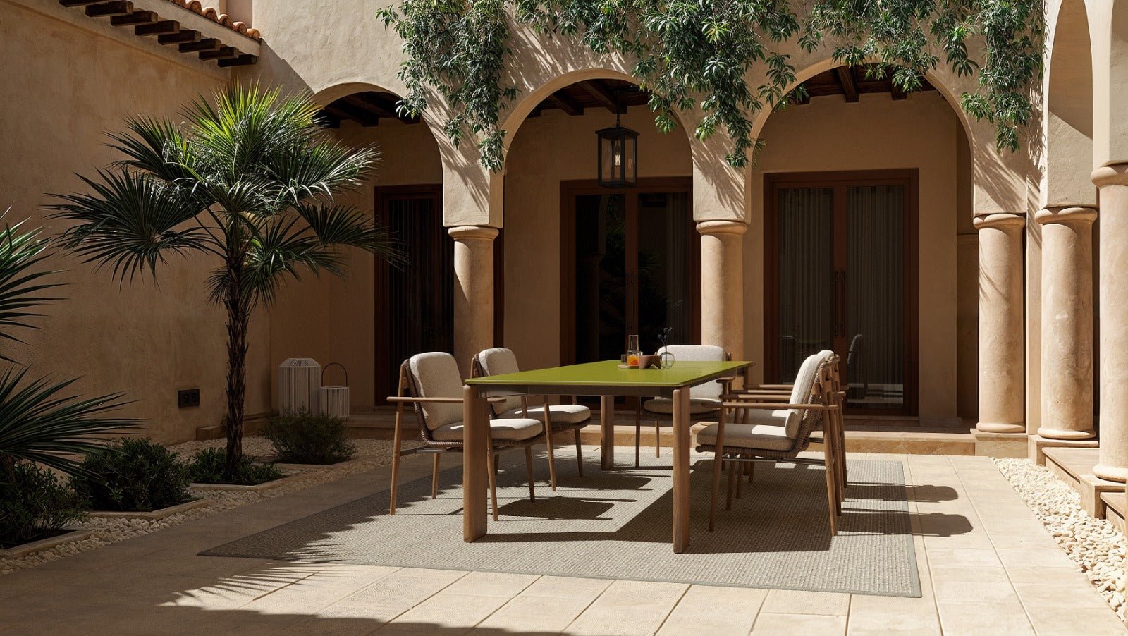 Die Kunst des Layerings – mit Teppichen & Kissen stilvolle Outdoor-Welten gestalten - Martin Gabriel