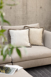 Outdoor cushion "Chiasso" – square, comfortable &amp; weatherproof - 50x50cm