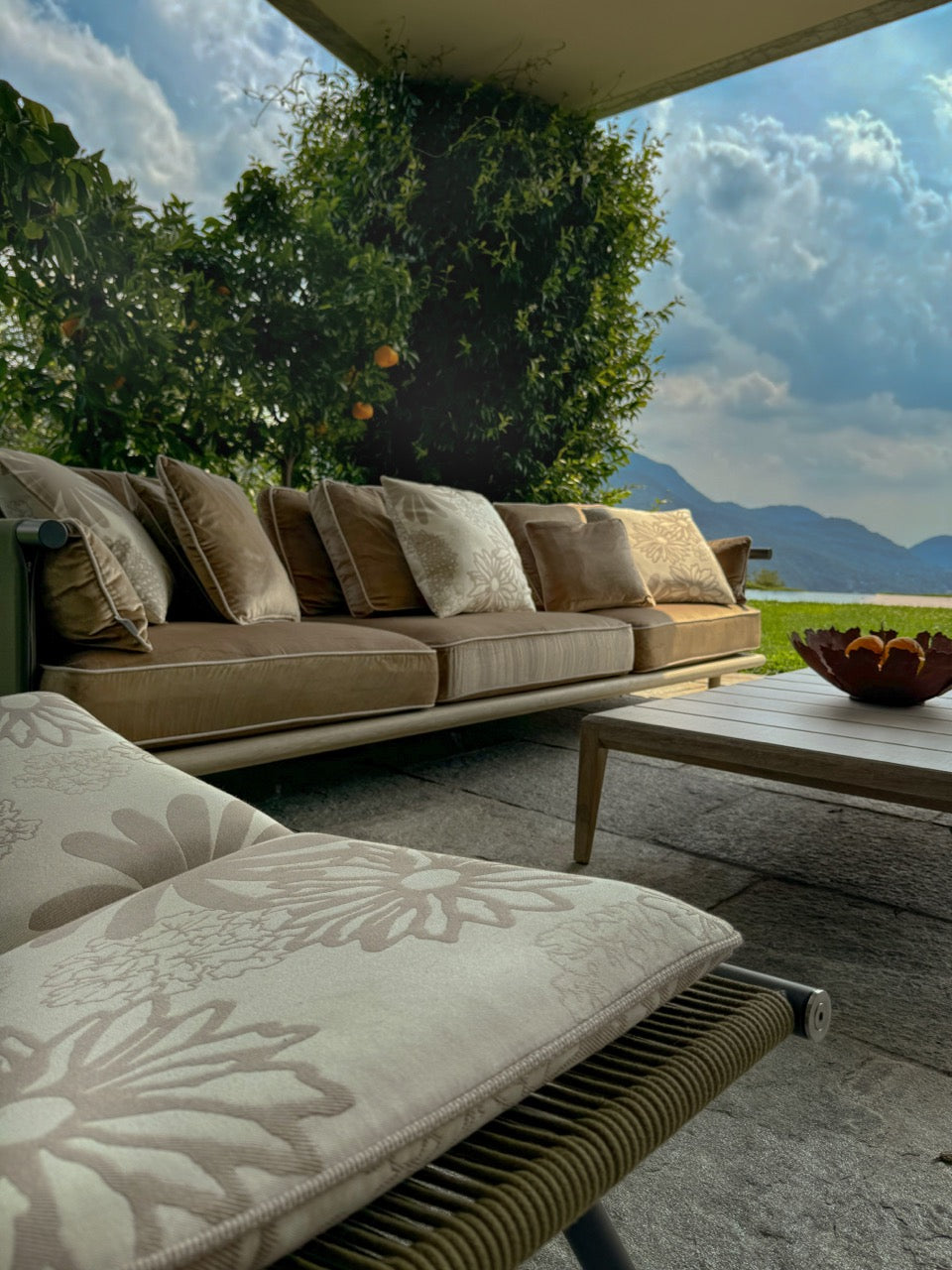 Outdoor-Polster erneuert für lounge mim Außenbereichbel