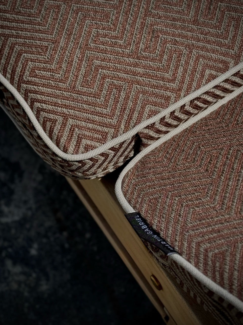 Outdoor-Polster erneuert für private Terrasse the chedi andermatt