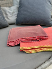 Outdoor blanket "Noli" – elegant, weatherproof &amp; cuddly soft - 130x180cm