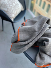 Outdoor-Decke „Portofino“ – elegant, wetterfest & angenehm weich - 130x180cm
