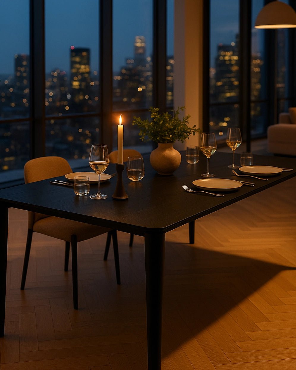 „ARCO" Tisch in Eiche schwarz - Martin Gabriel - Table Indoor - Martin Gabriel Home