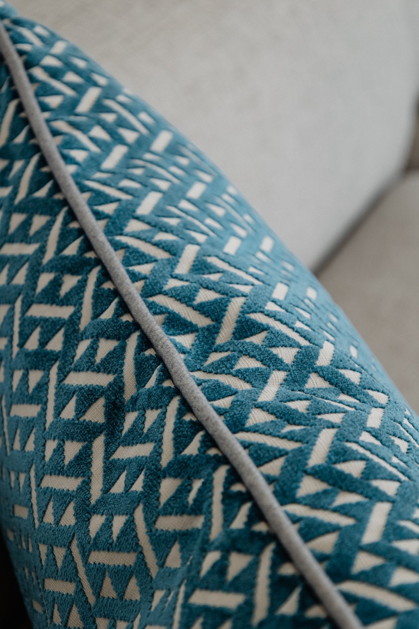 Deko - Kissen Blau 40 x 60 cm – Jacquard & Velour - Martin Gabriel - Martin Gabriel - Kissen - Martin Gabriel