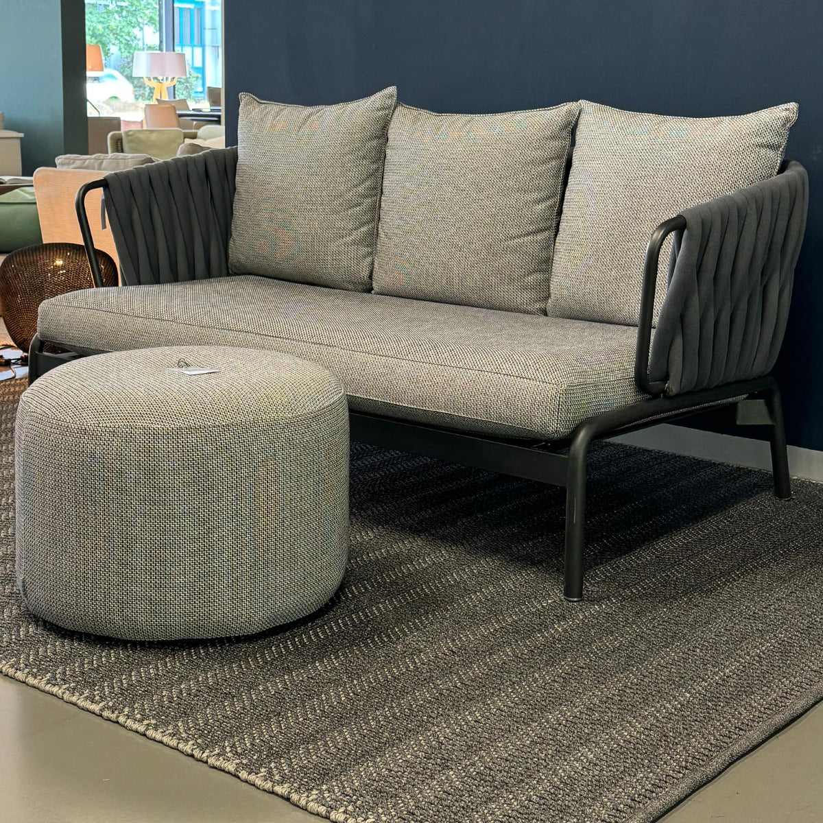 Outdoor rug "Gunmetal Grey" - Timeless strength meets modern design