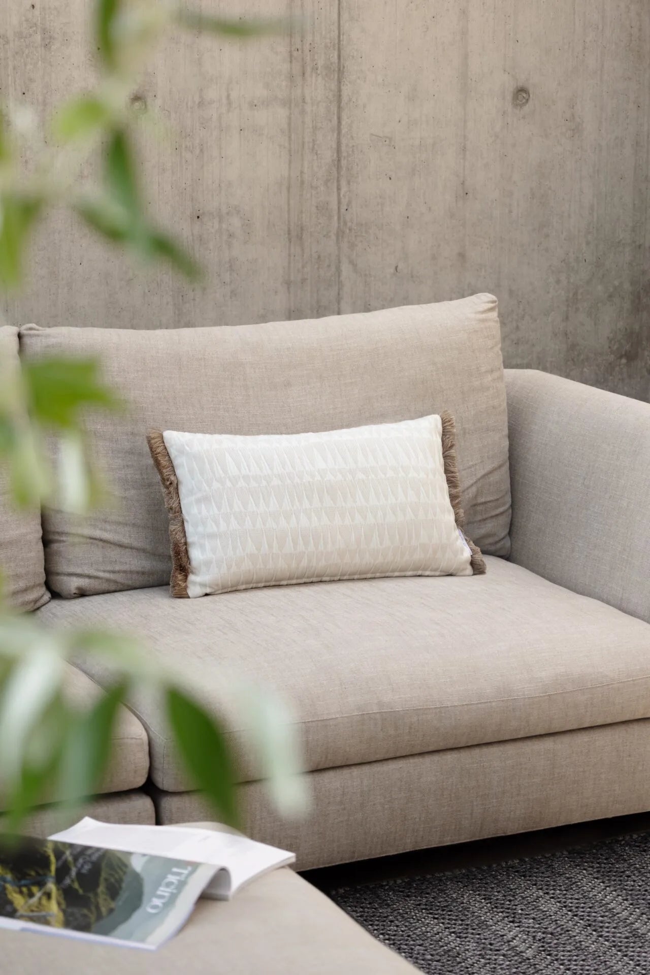 Outdoor - Kissen „Tesserete Small“ – weich, elegant & wetterfest - 35x60cm - Martin Gabriel - Outdoor Kissen - Martin Gabriel