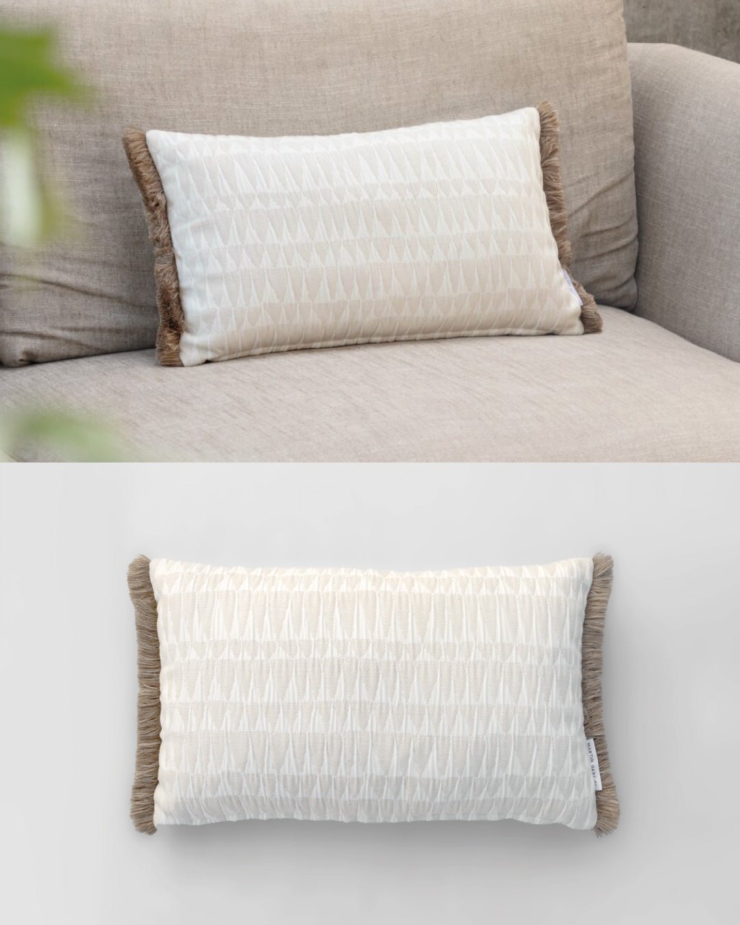 Outdoor - Kissen „Tesserete Small“ – weich, elegant & wetterfest - 35x60cm - Martin Gabriel - Outdoor Kissen - Martin Gabriel