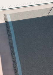 Outdoor Teppich mit Fransen „Mandel Silber“ – Eleganz in schimmernden Naturtönen